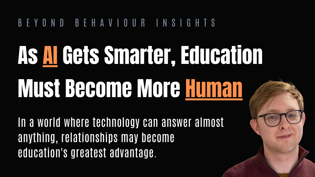 As AI Gets Smarter, Education Must Become More Human