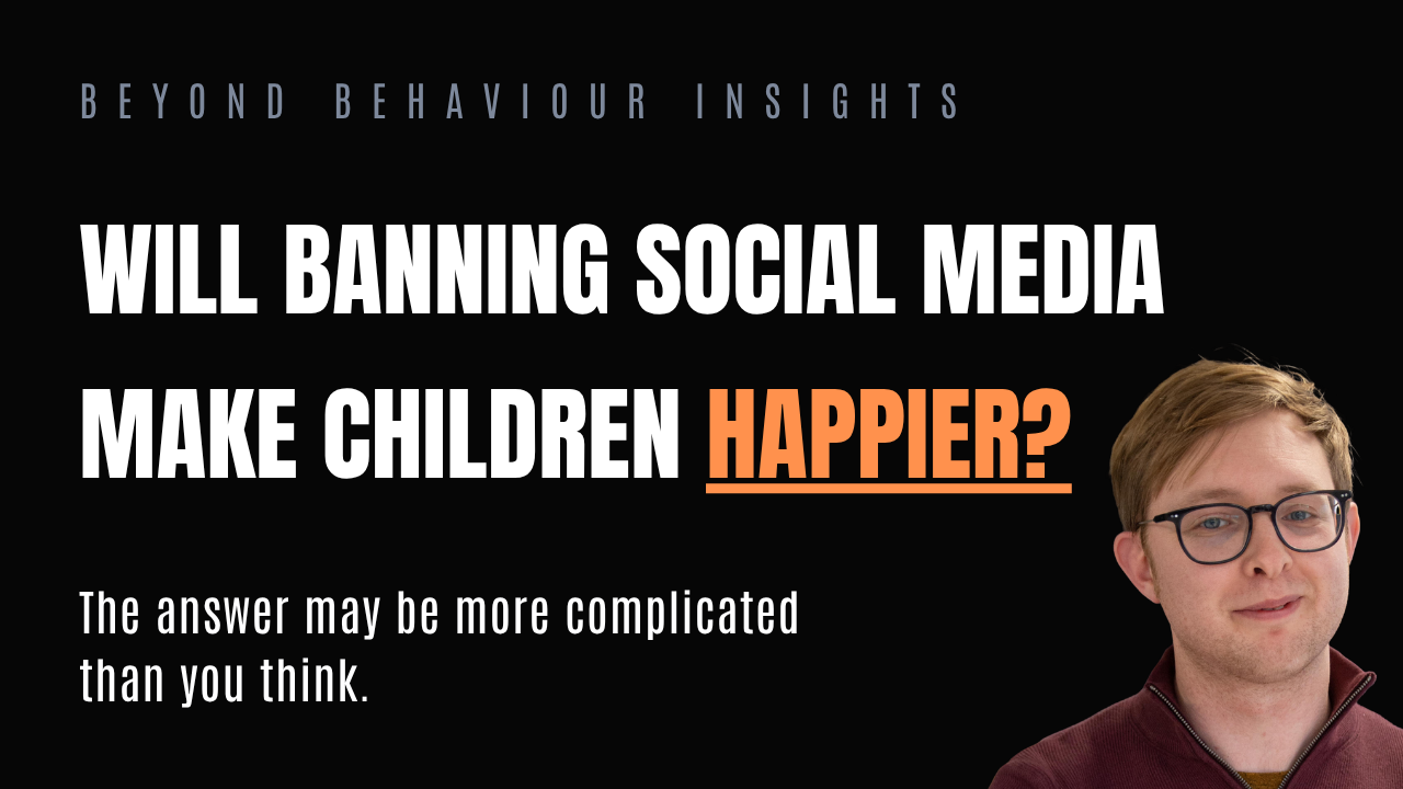 Will Banning Social Media Make Children Happier?