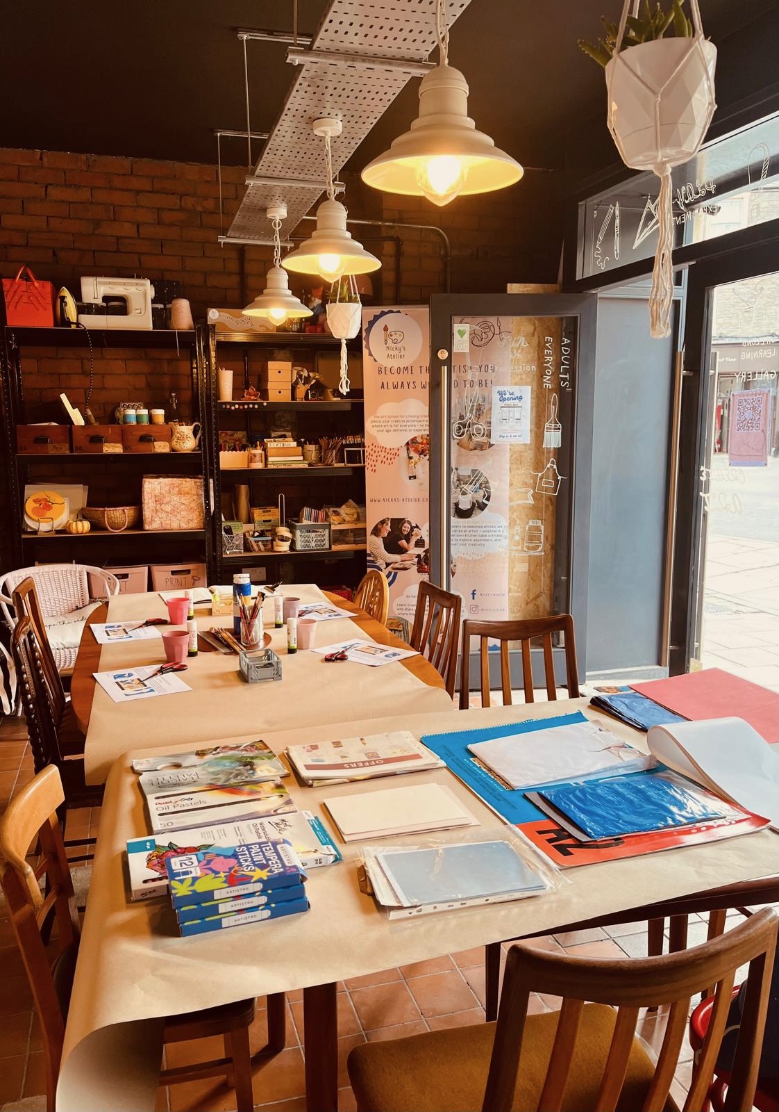 Welcoming space at Nicky's Atelier